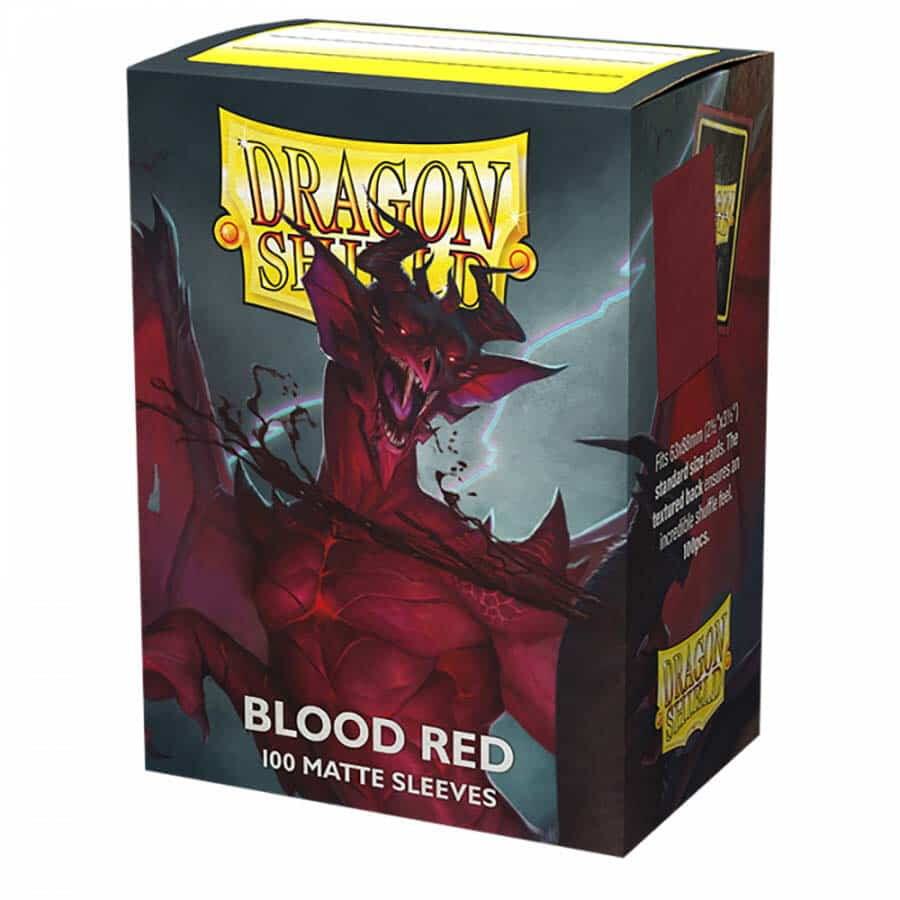 Dragon Shield Sleeves: Blood Red