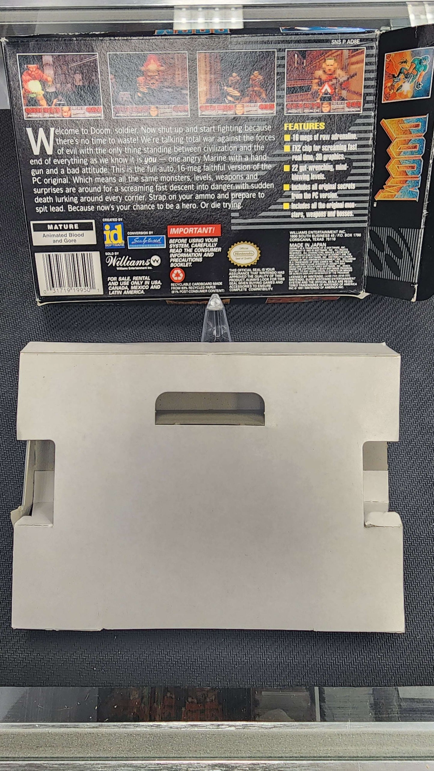 DOOM SNES Box