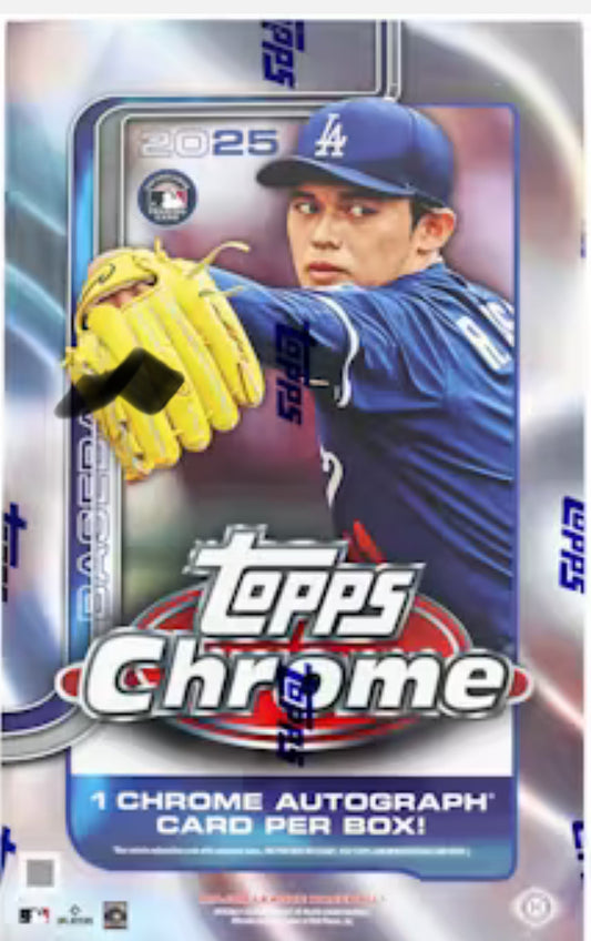 2025 Topps Chrome Baseball Hobby Box