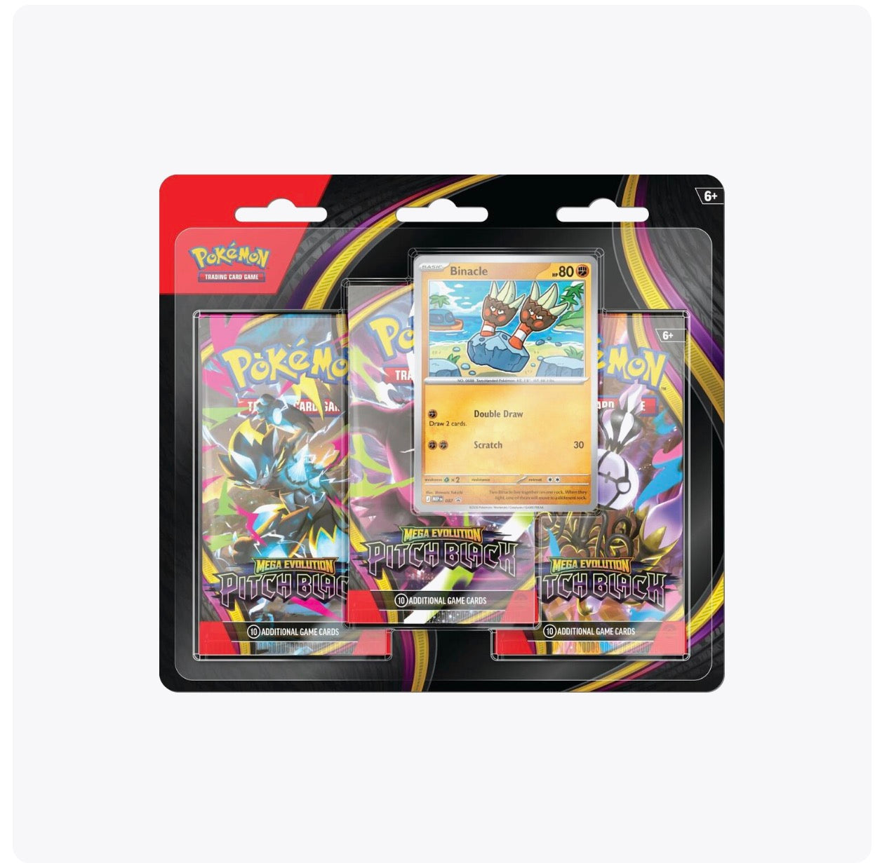 Pitch Black 3 Pack Blister