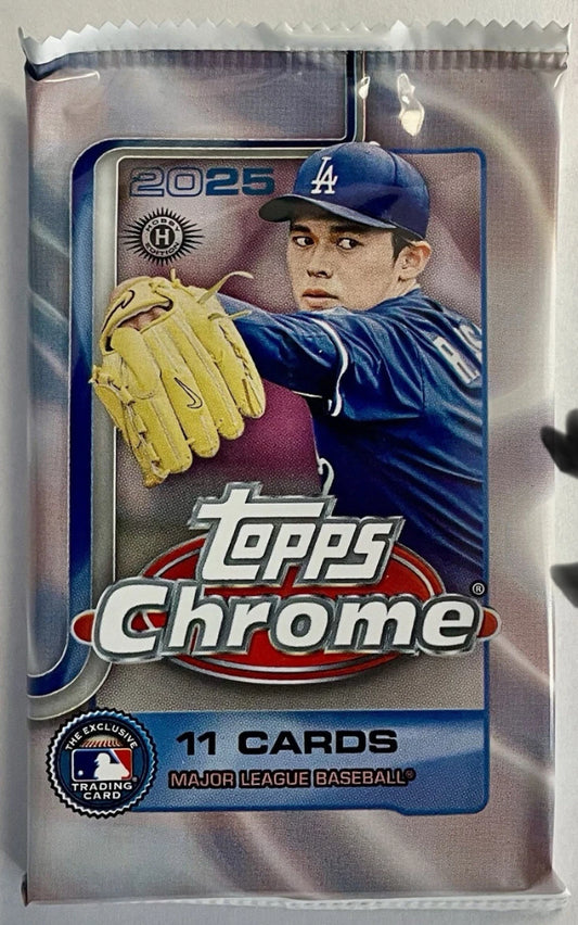 2025 Topps Chrome Baseball Pack