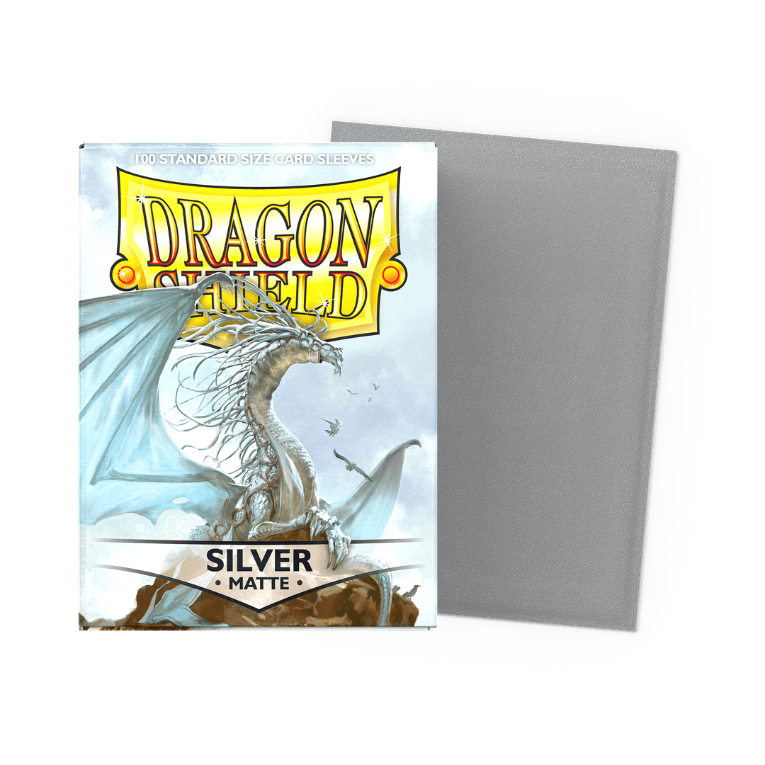 Dragon Shield Sleeves: Matte Silver