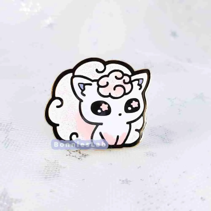 Shiny Vulpix Pin - BonniesLab