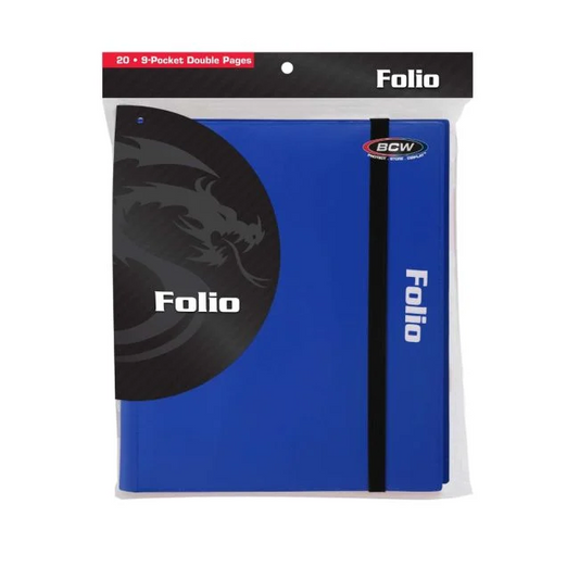 BCW 20 • 9 Pocket Double Pages Folio (Blue)