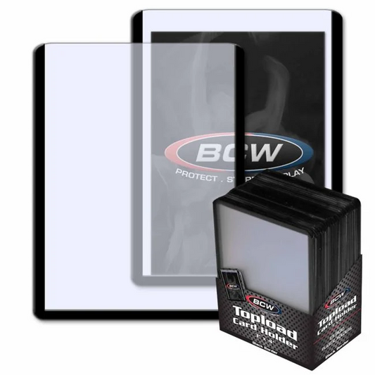 BCW Topload Card Holder 3” x 4” (Black)