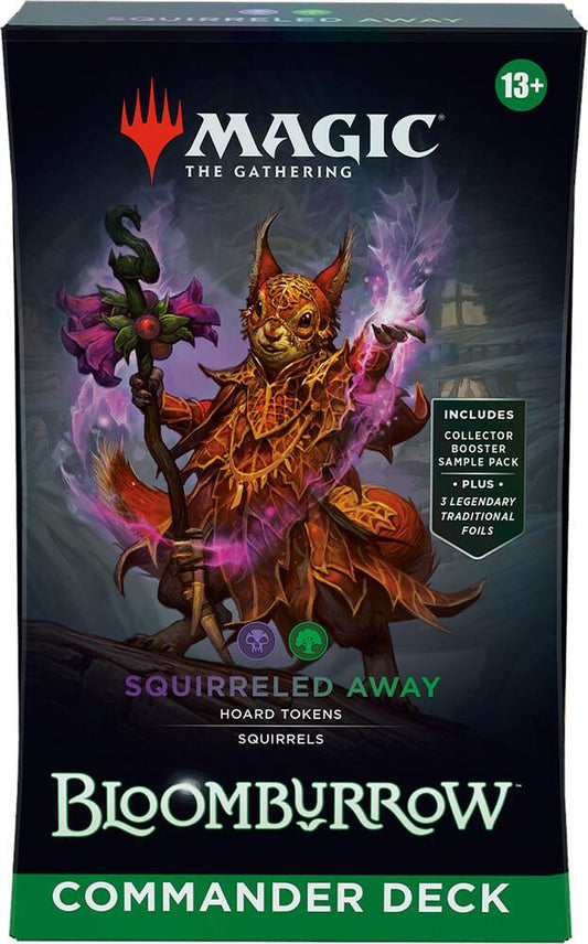 Magic the Gathering Bloomburrow Squirreled Away Commander Deck