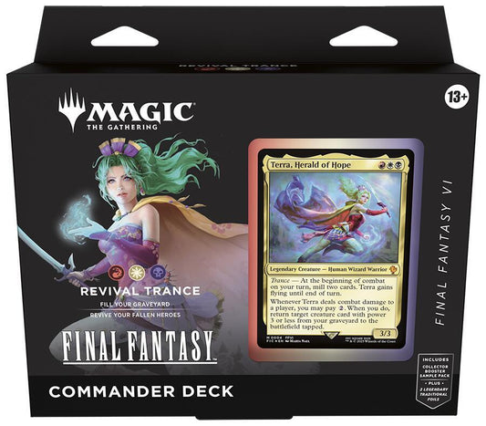 Magic the Gathering Final Fantasy Revival Trance Commander Deck
