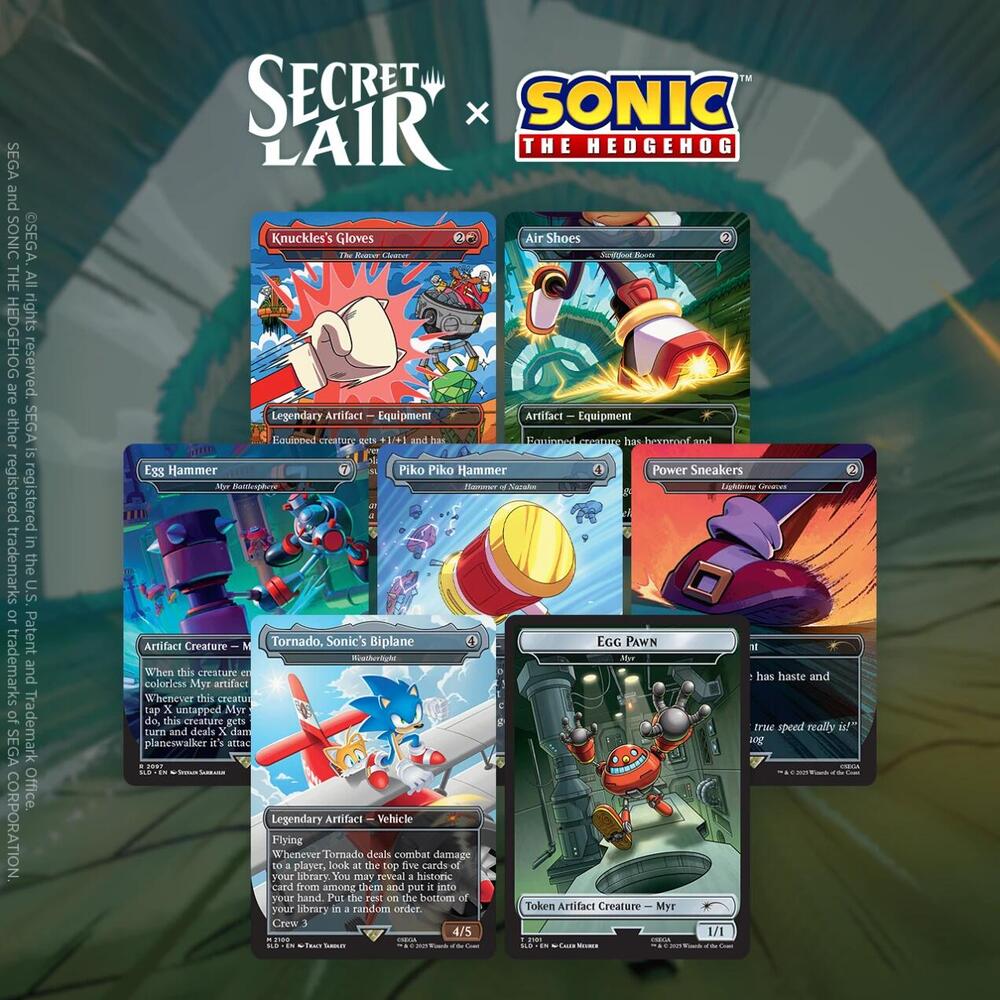 Secret Lair- Sonic: Turbo Gear Non-Foil
