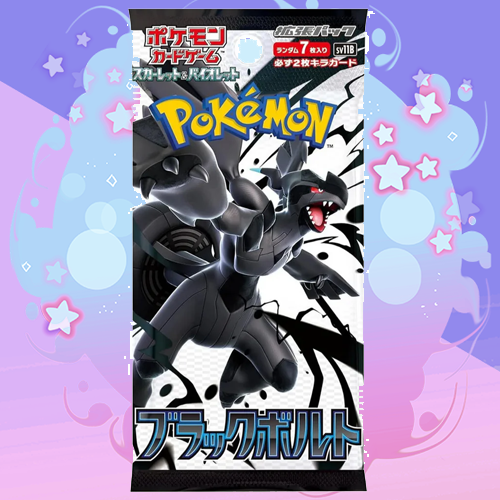 Black bolt Japanese Booster Pack