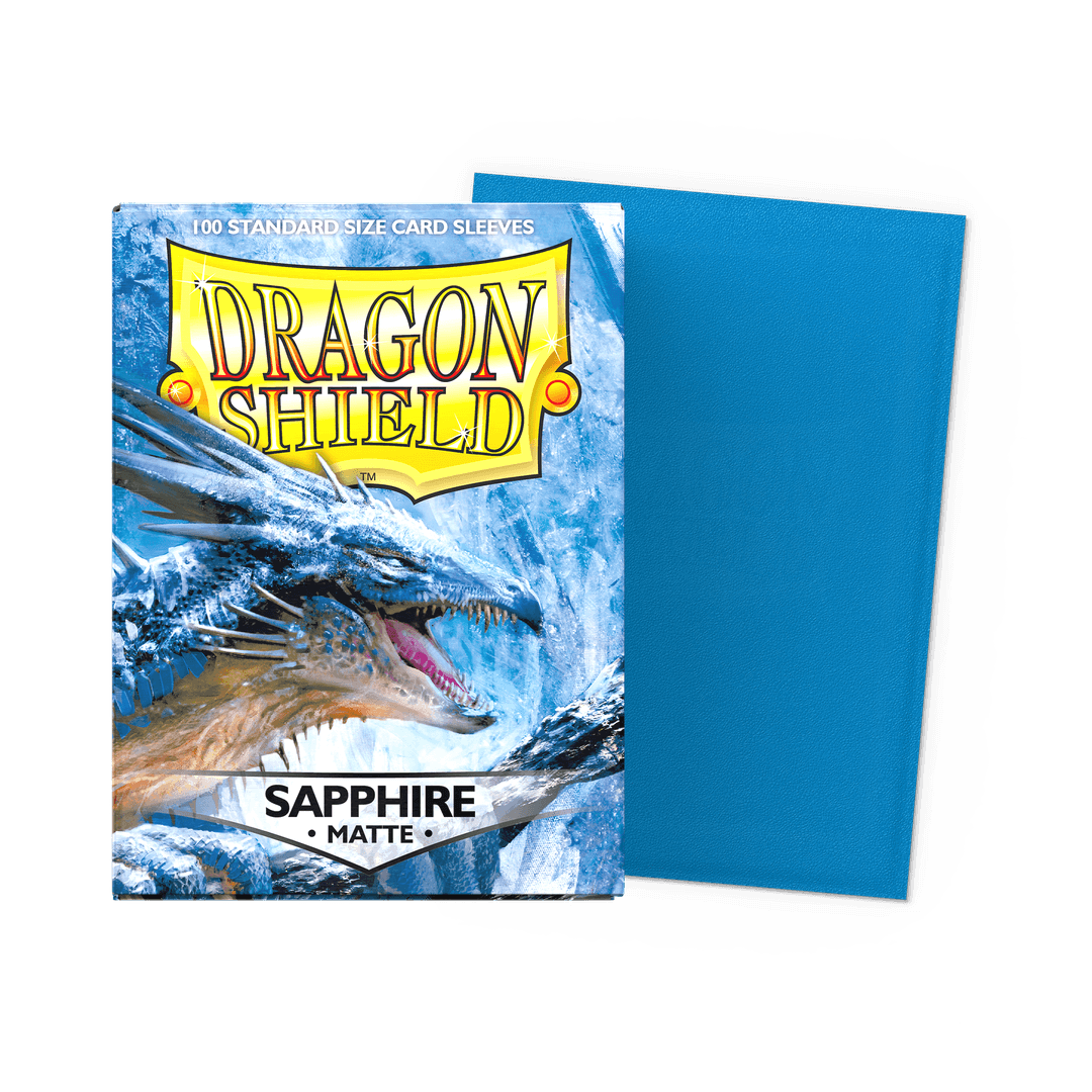 Dragon Shield Sleeves: Standard Matte - Saphire 100CT