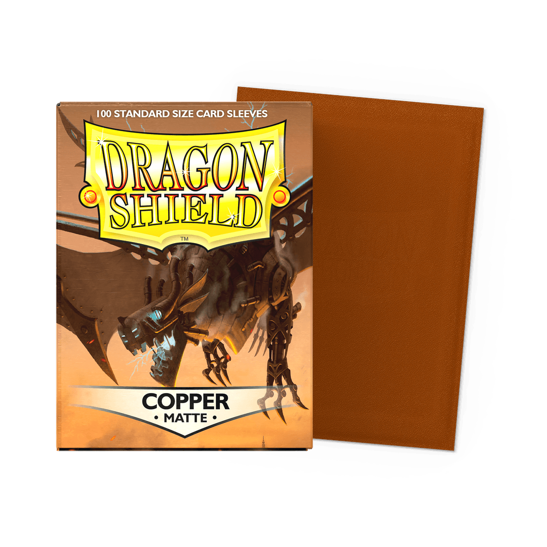 Dragon Shield Sleeves: Standard Matte -Copper 100CT