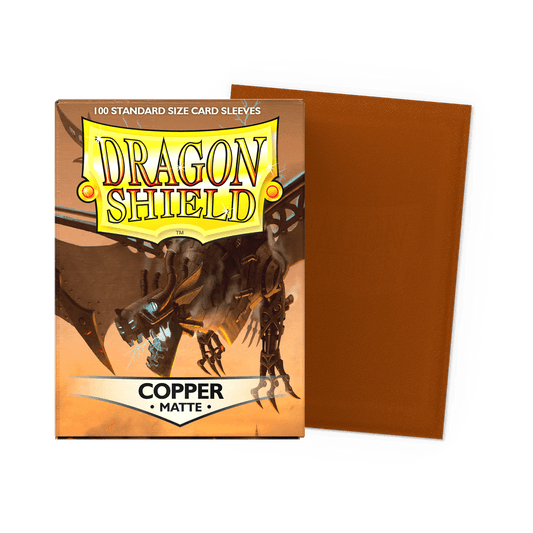 Dragon Shield Sleeves: Standard Matte -Copper 100CT