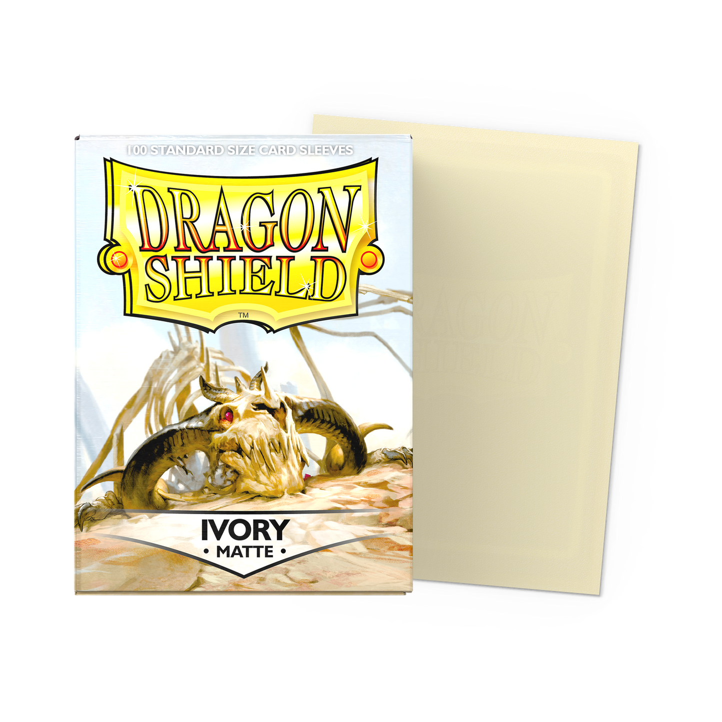 Dragon Shield Sleeves: Standard Matte -Ivory 100CT