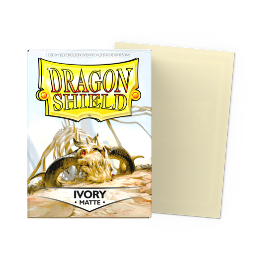 Dragon Shield Sleeves: Standard Matte -Ivory 100CT