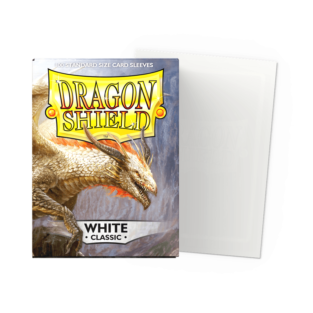 Dragon Shield Sleeves: Standard Matte -Classic White 100CT