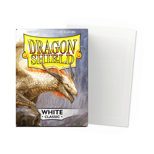 Dragon Shield Sleeves: Standard -Classic White 100CT