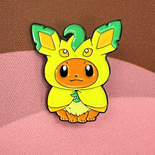 Leafeon cosplay Pin