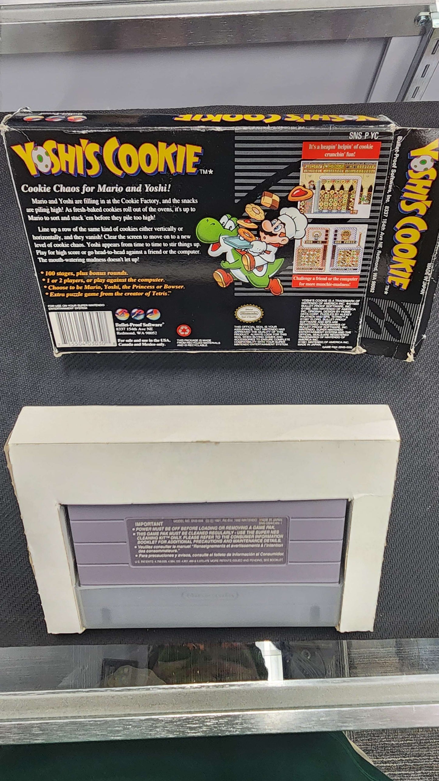 Yoshi's Cookie SNES