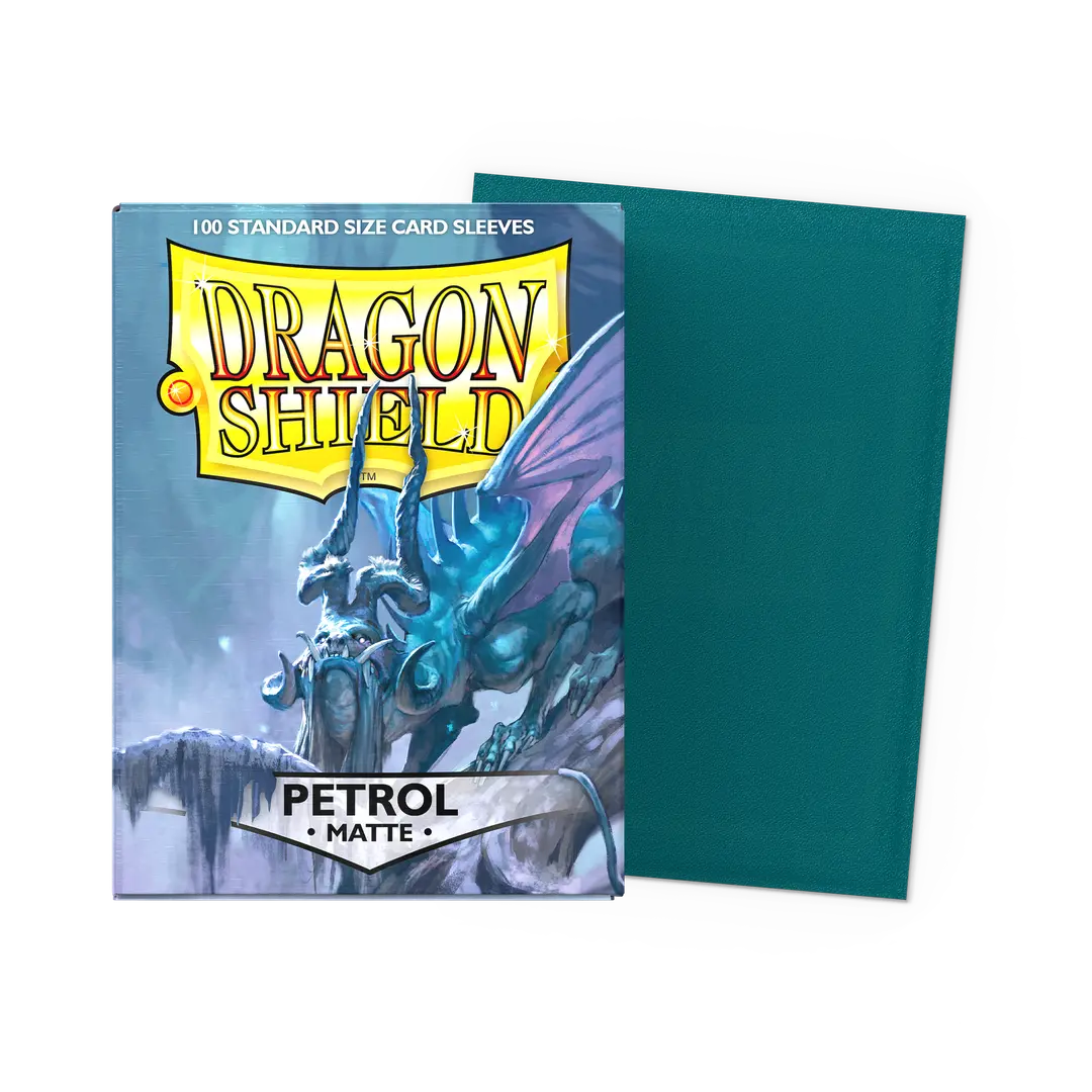 Dragon Shield Sleeves: Matte - Petrol 100CT
