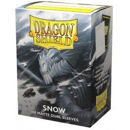 Dragon Shield Sleeves: Standard Matte - Snow 100CT
