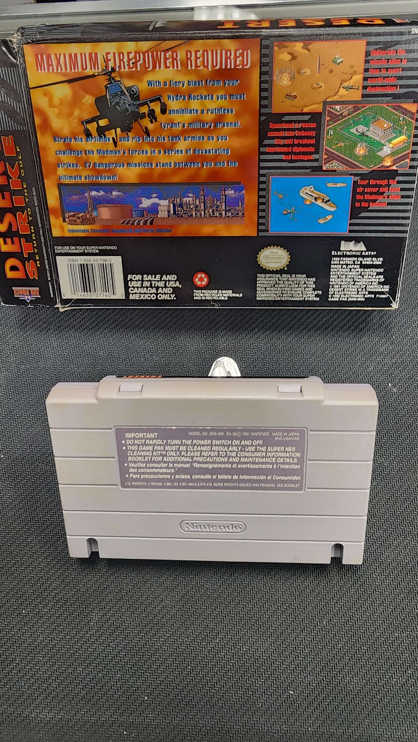 Desert Strike SNES