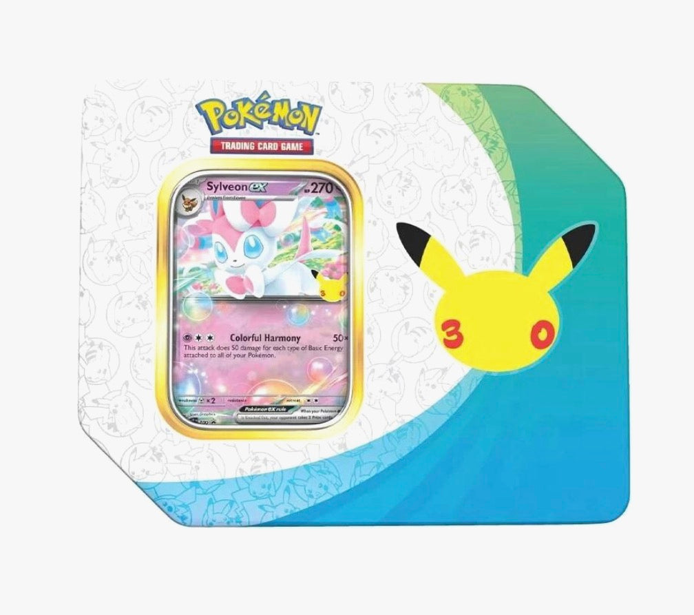 30th Celebration ex Tin (5 Pack)