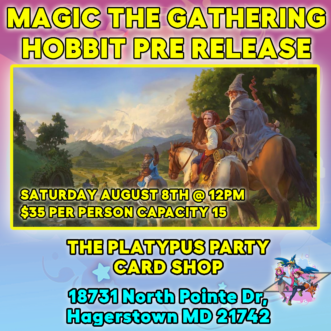 Hobbit Prerelease Aug 8th 12pm