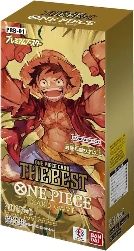 One Piece Card Game Premium Booster - One Piece CARD THE BEST [PRB-01] 10 pack box