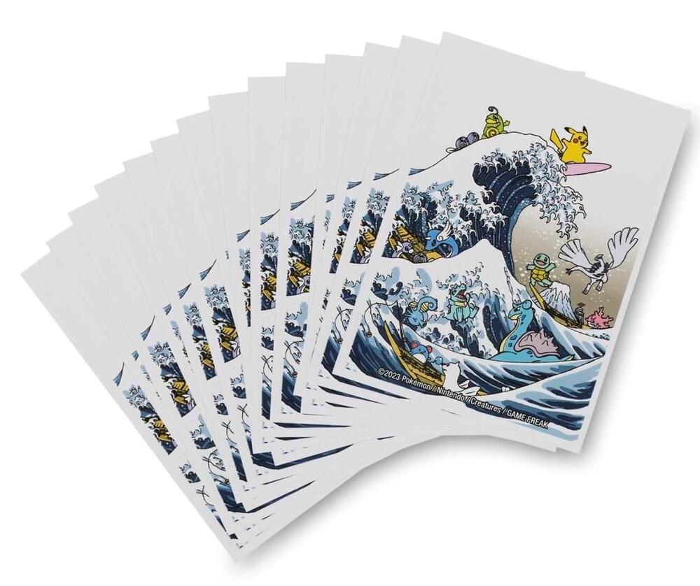 Great Wave Pikachu & Friends Sleeves