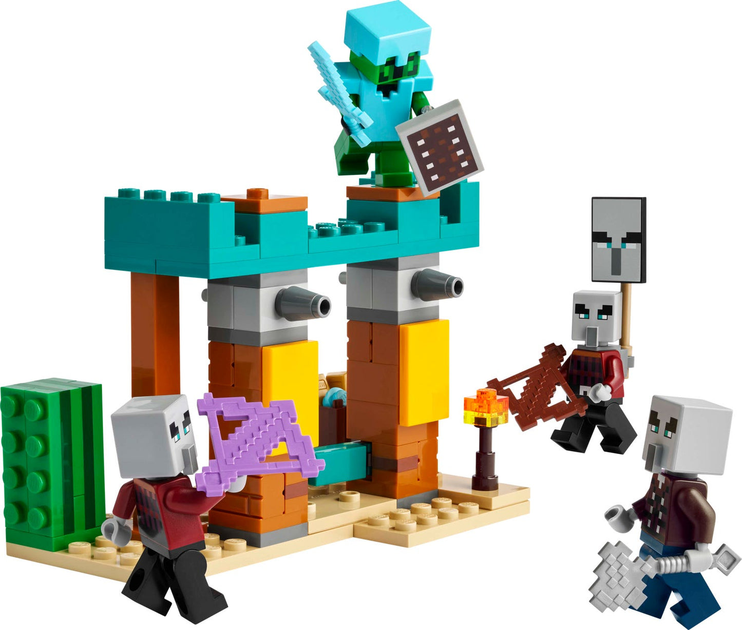 The Illager Desert Patrol Lego Set