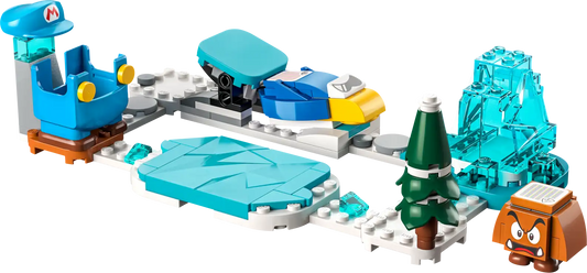 Ice Mario Suit and Frozen World Lego Set