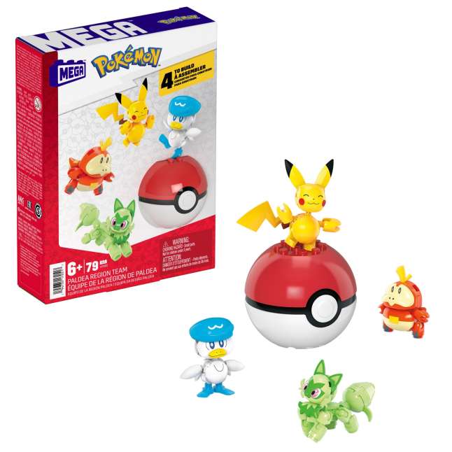 Paldea Region Team Mega Construx Set