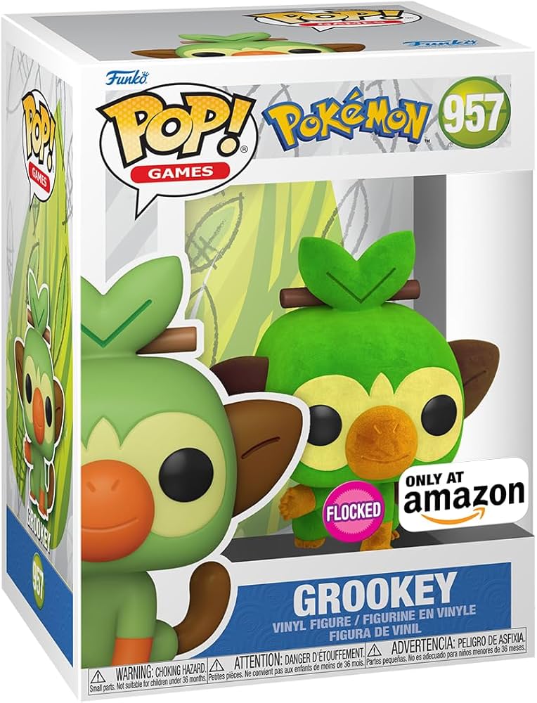 Grookey Funko Pop (Flocked Amazon Exclusive)