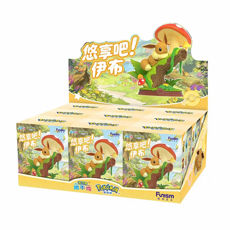 Funism Pokemon Relaxing! Eevee Series Figures Blind Box
