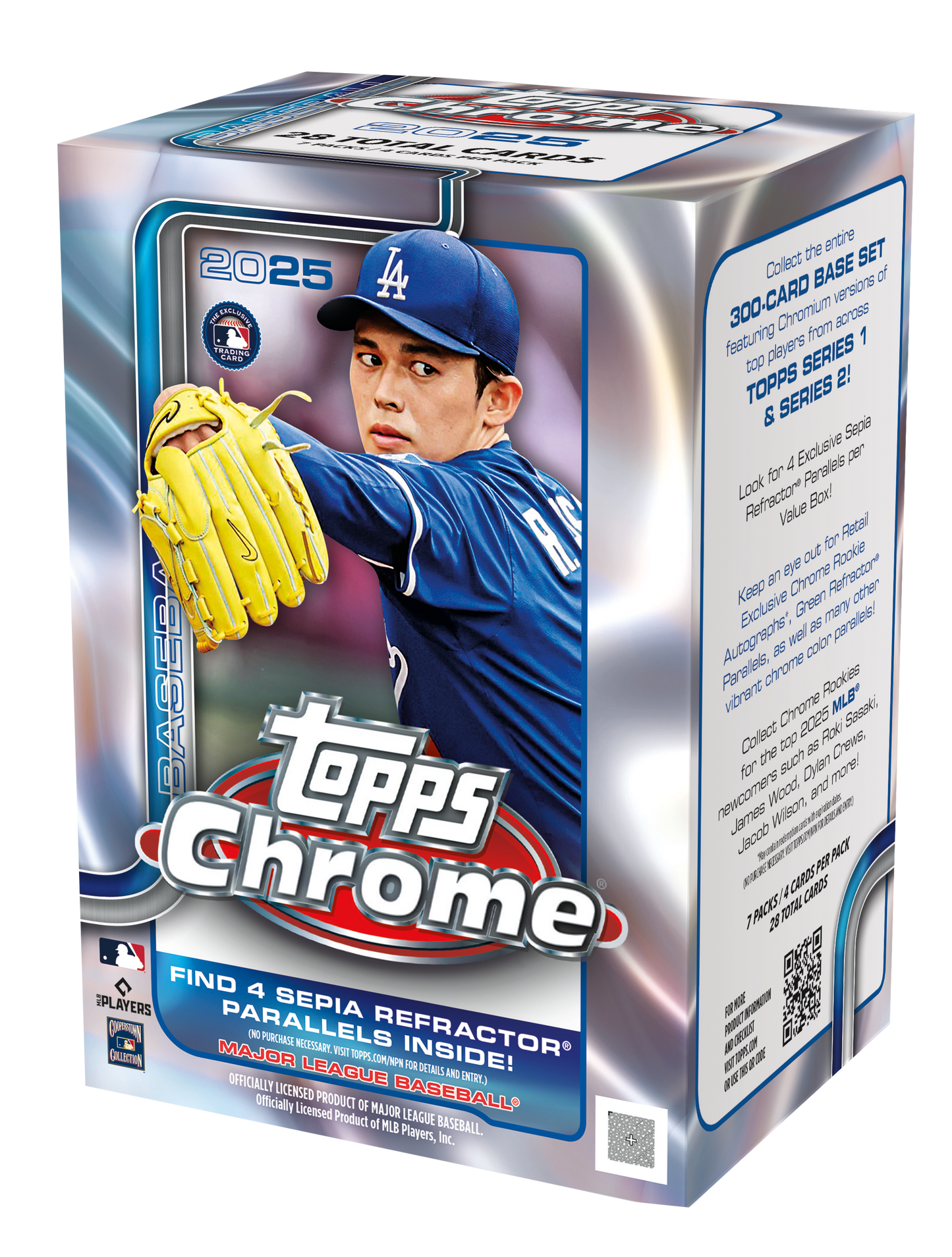 2025 Topps Chrome Baseball Factory Sealed Value Box