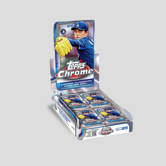 2025 Topps Chrome Baseball Factory Sealed Hobby Box