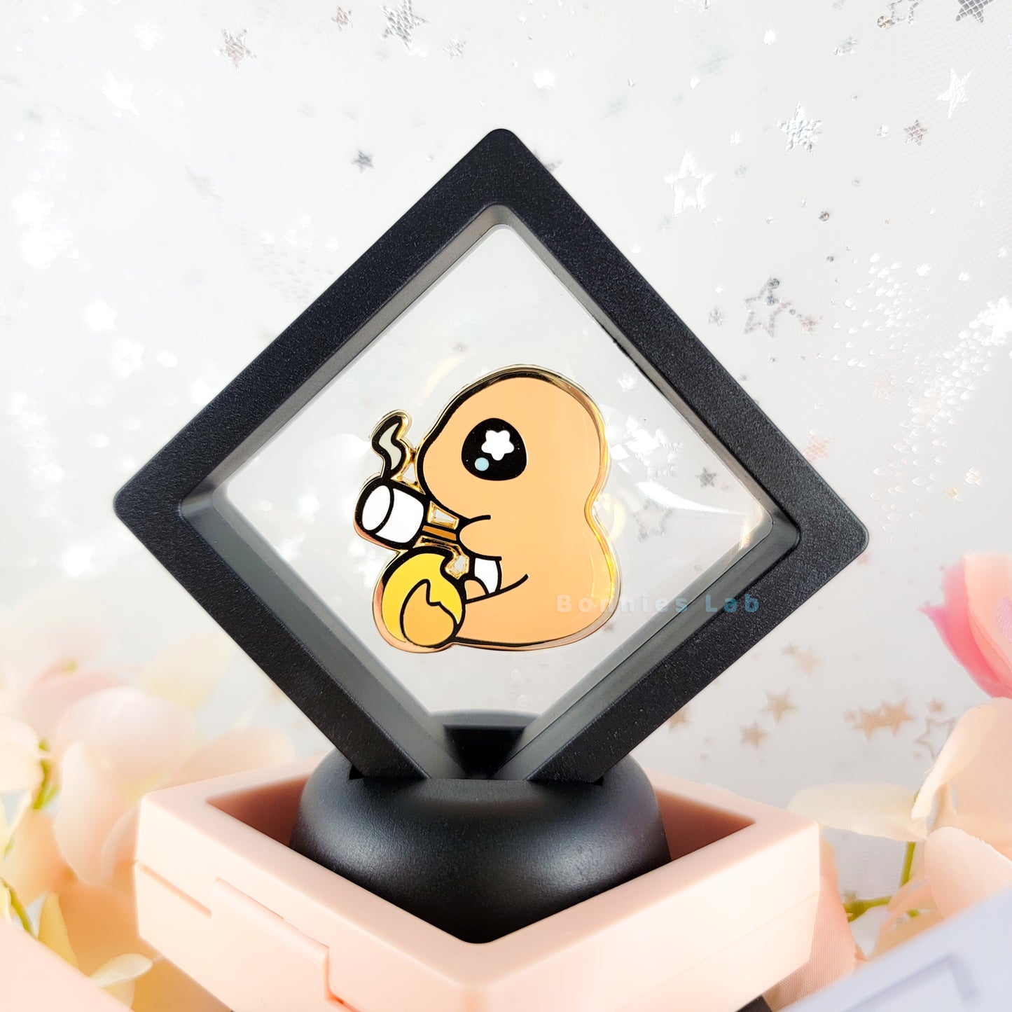 Floating Pin Stand - BonniesLab - Black