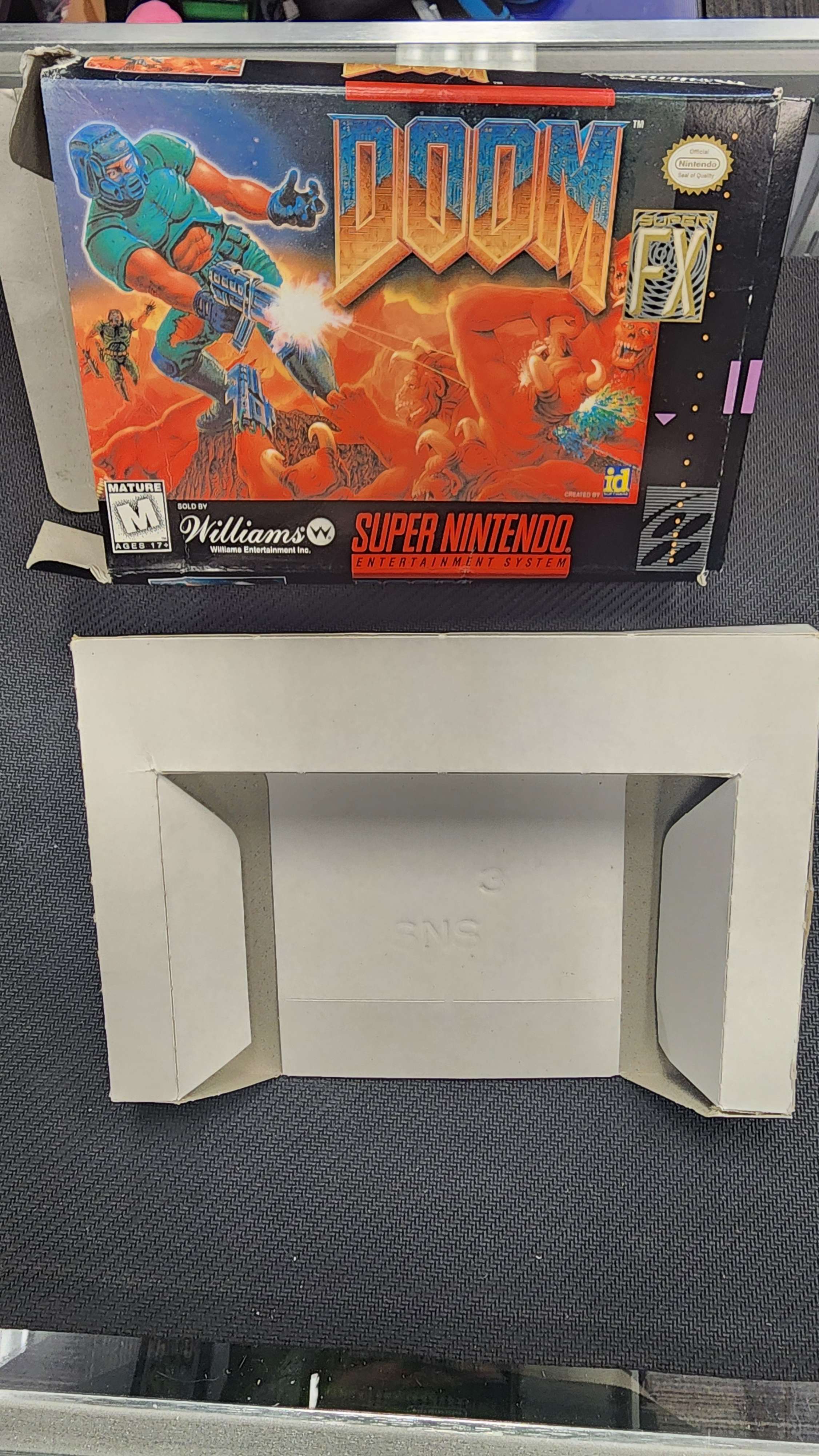 Doom Box Project DOOM SNES Box – The Platypus Party Card Shop