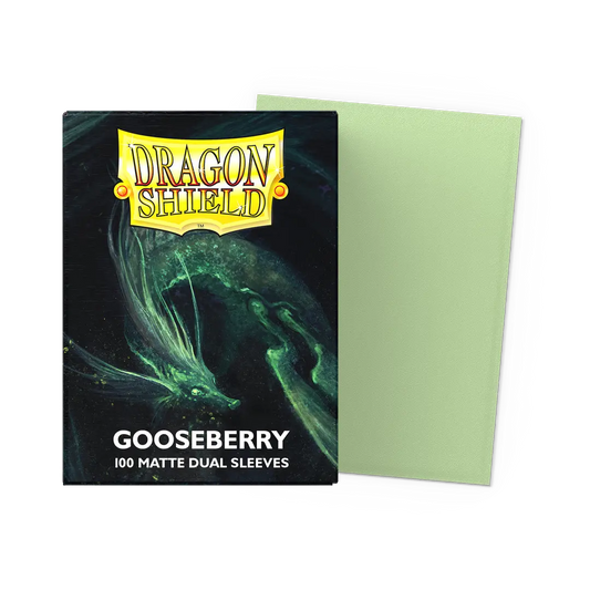 Dragon Shield Sleeves: Matte Dual- Gooseberry 100CT