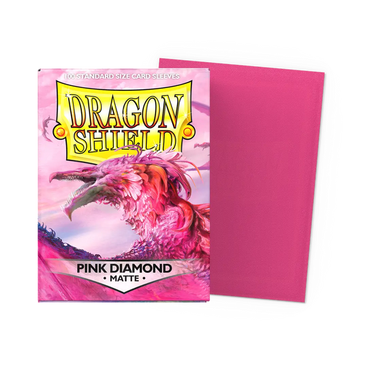 Dragon Shield Sleeves: Standard Matte - Pink Diamond
